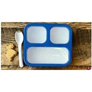 MINI Bento Box for Kids Small Lunch-Boxes 3 Compartments Blue15
